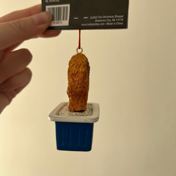 “Awesome Sauce” Chicken Nugget Ornament (NWT – The Christmas Shoppe) - Picture 5 of 7